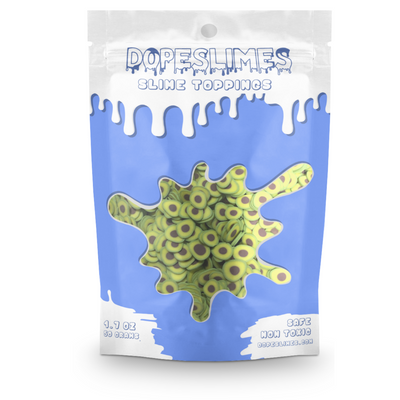 Avocado Fimo Slices - Slime Toppings - Dope Slimes