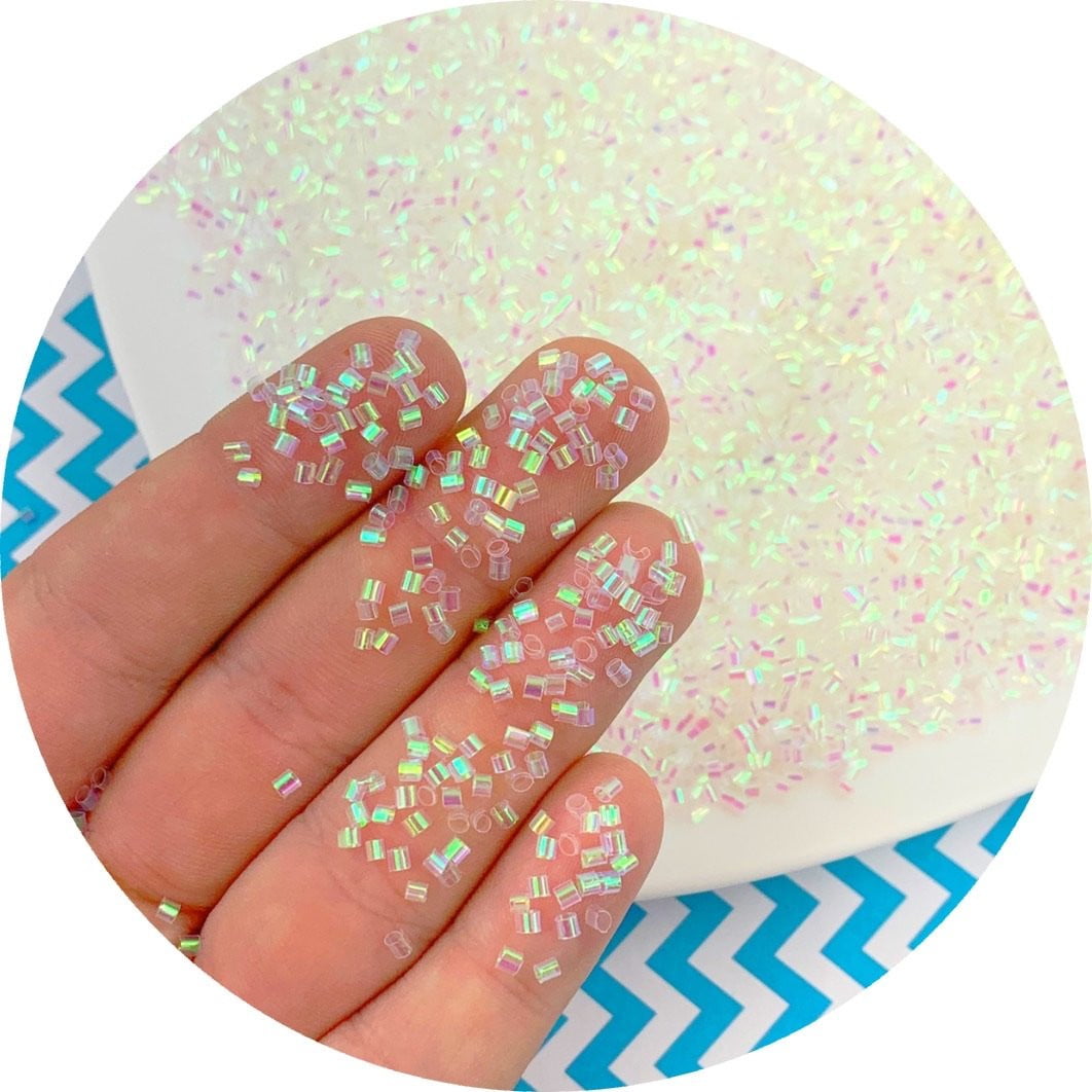 Iridescent Bingsu Beads - 7 colors (2 new!) - Fimo Slices - Dope Slimes LLC - Dope Slimes LLC