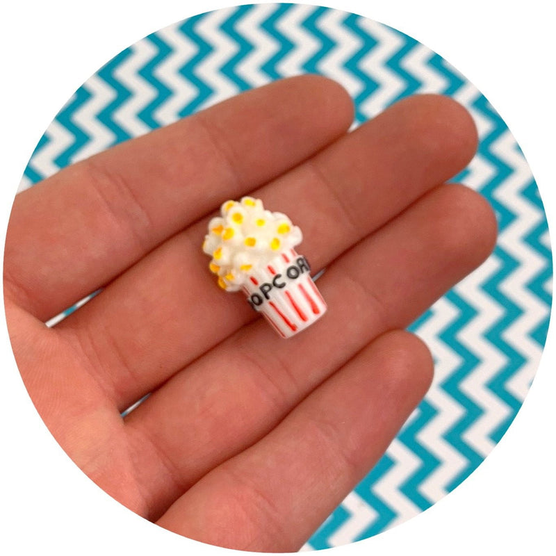 Popcorn Charm - Fimo Slices - Dope Slimes LLC - Dope Slimes LLC