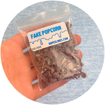 Chocolate Mini Popcorns - Fimo Slices - Dope Slimes LLC - Dope Slimes LLC