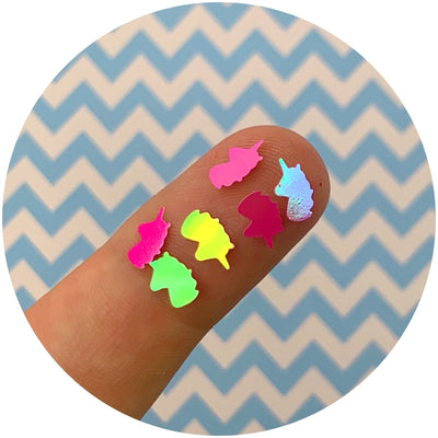 Pink Holographic Unicorns - Shop Slime Supplies - Dope Slimes