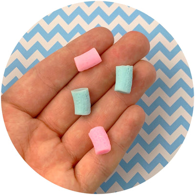 Cotton Candy Mini Marshmallows - Fimo Slices - Dope Slimes LLC - Dope Slimes LLC