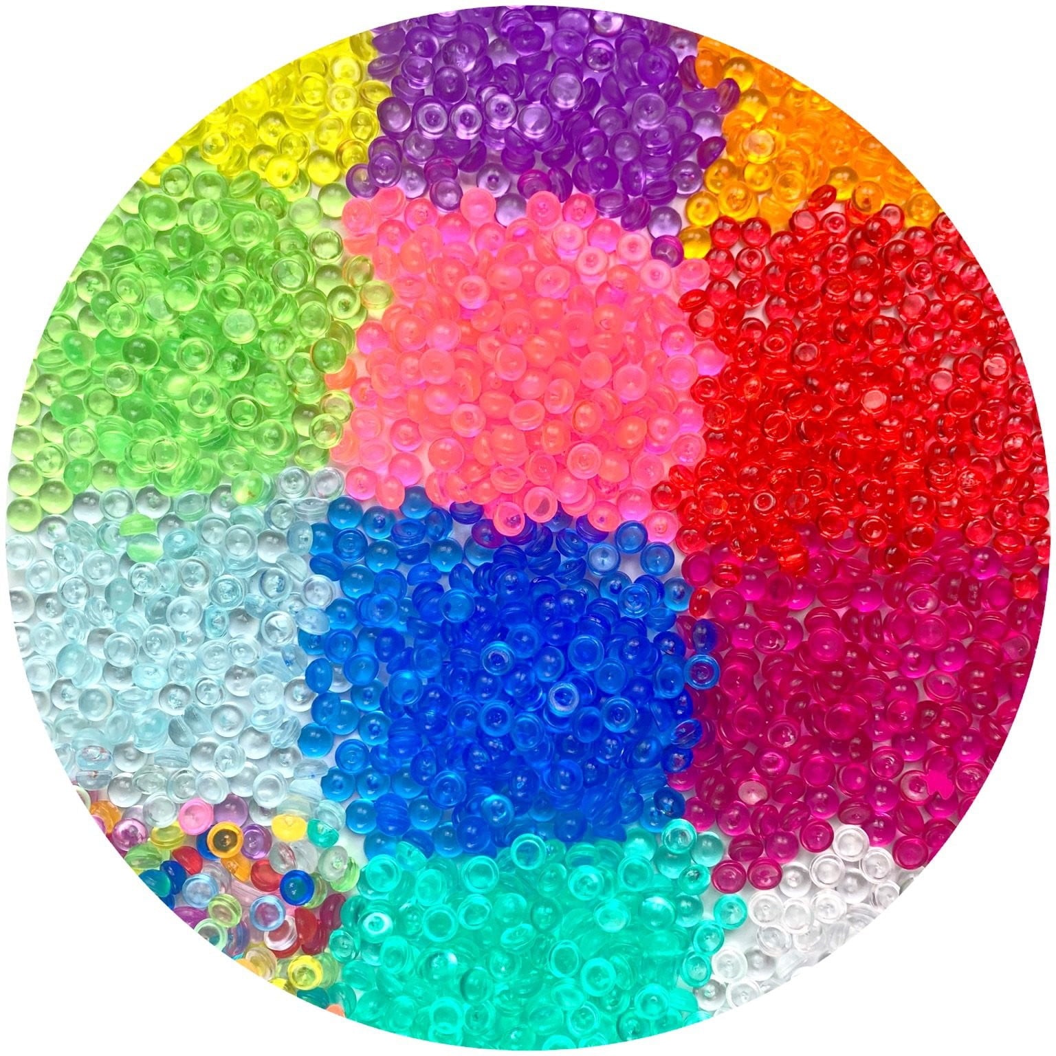 100g Green Fishbowl Beads – Craftyrific
