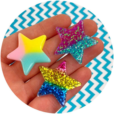 Jumbo Star Charms - Shop Slime Supplies - Dope Slimes