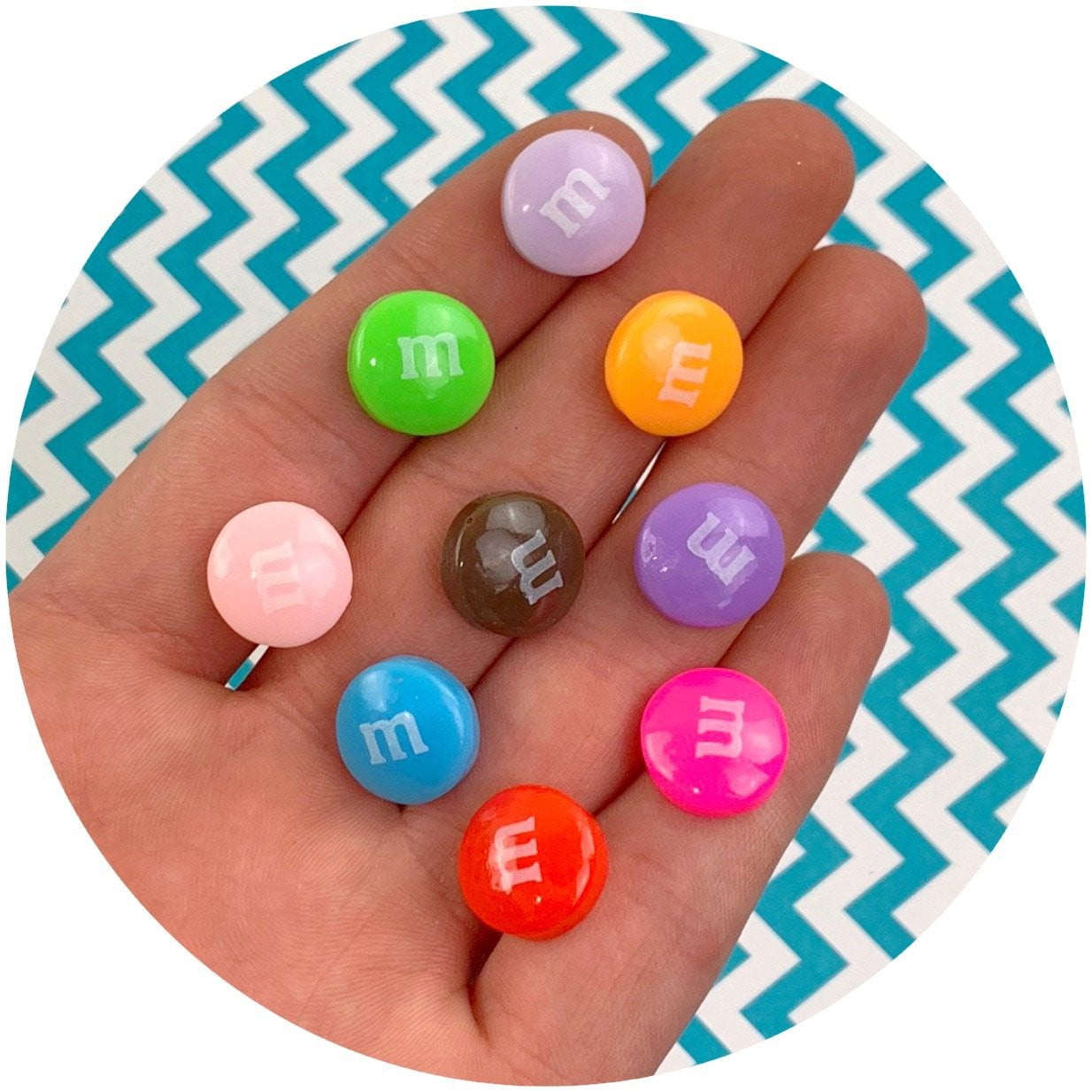 M&M Charm - Fimo Slices - Dope Slimes LLC - Dope Slimes LLC
