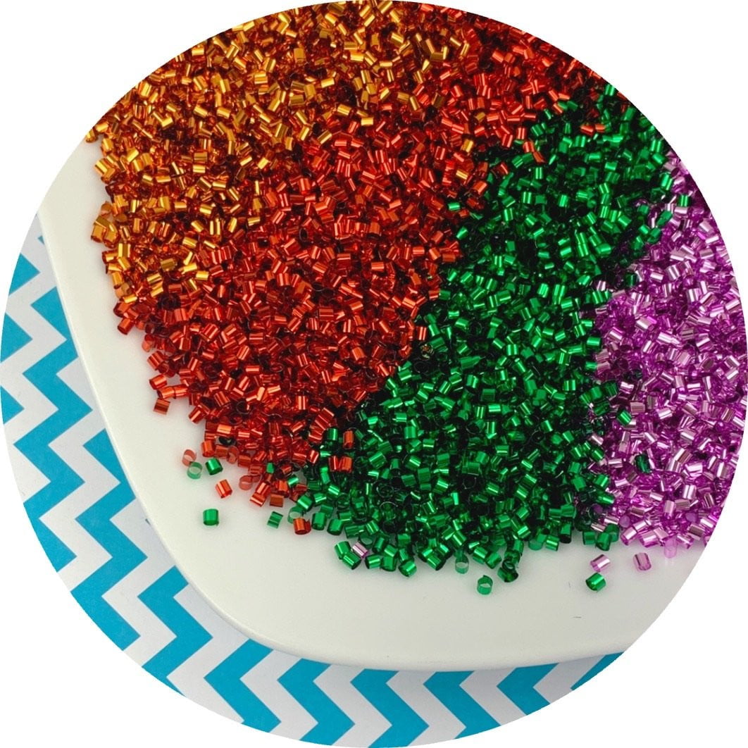 Solid Color Bingsu Beads - 7 colors (3 new!) - Fimo Slices - Dope Slimes LLC - Dope Slimes LLC