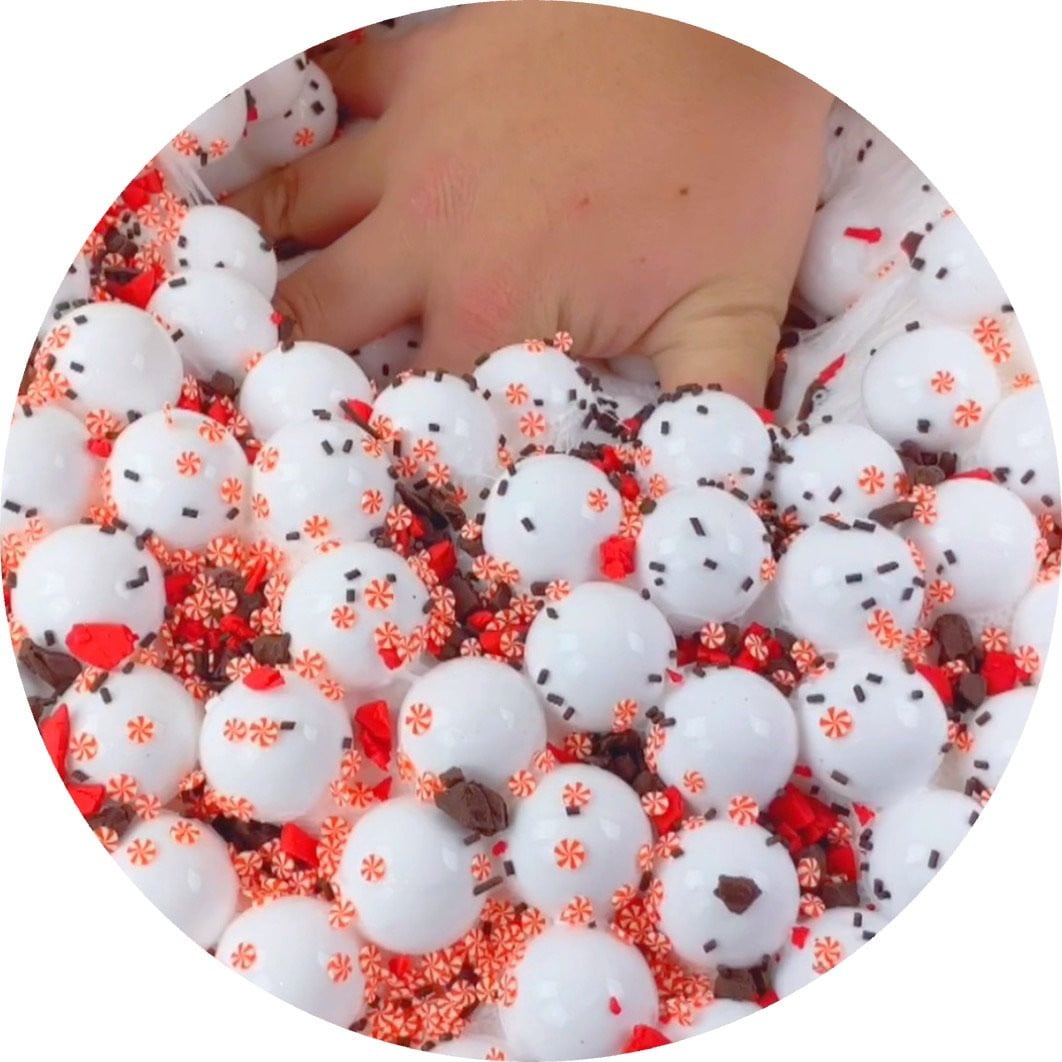 Peppermint Bark Cake Pops Slime - Shop Slime - Dope Slimes