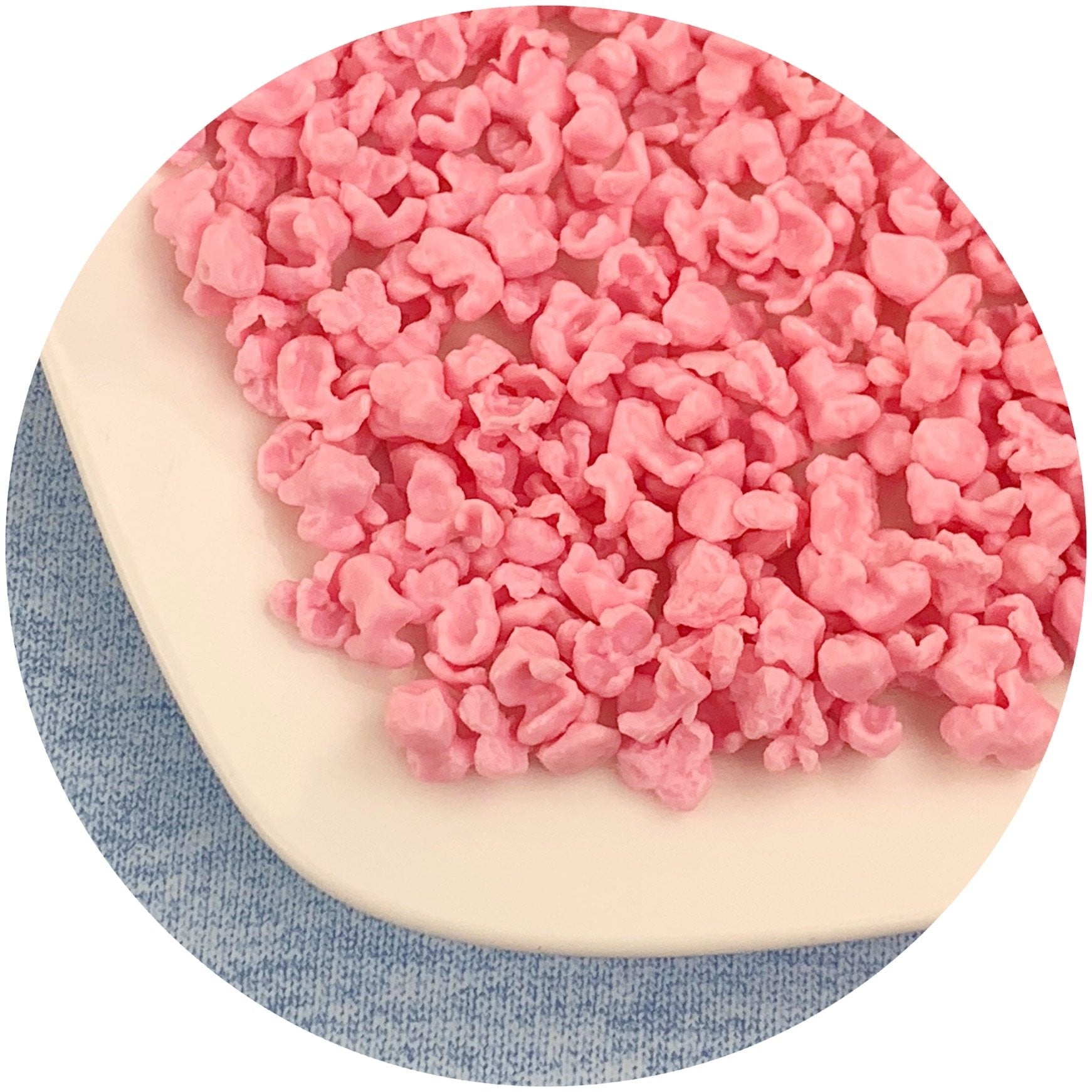 Strawberry Mini Popcorns - Fimo Slices - Dope Slimes LLC - Dope Slimes LLC