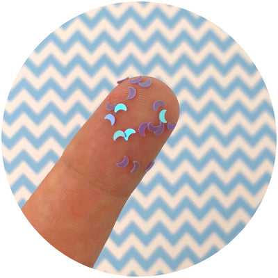 Holographic Moons - Fimo Slices - Dope Slimes LLC - Dope Slimes LLC