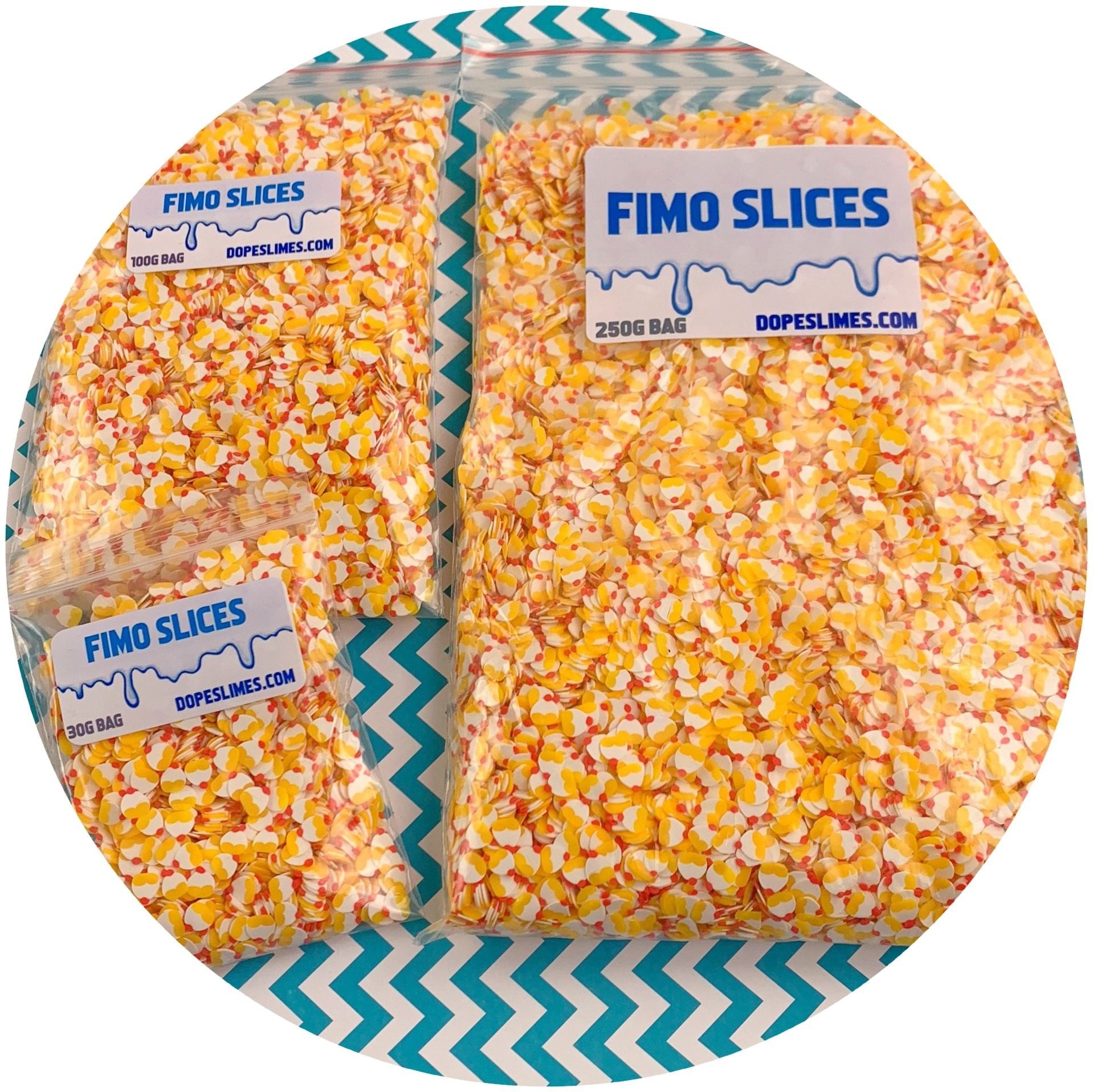Strawberry Shortcake Fimo Slices - Fimo Slices - Dope Slimes LLC - Dope Slimes LLC