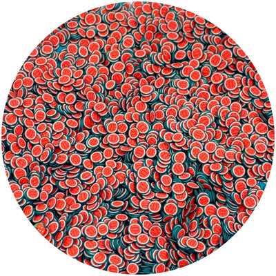 Watermelon Fimo Slices V2 - Fimo Slices - Dope Slimes LLC - Dope Slimes LLC