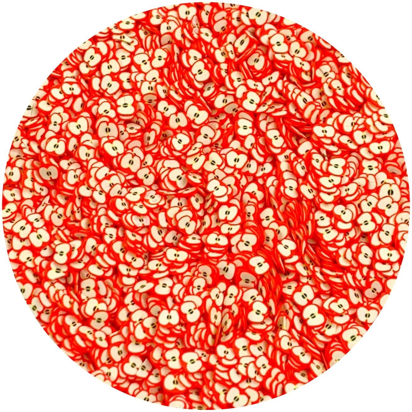 Apple Fimo Slices - Fimo Slices - Dope Slimes LLC - Dope Slimes LLC