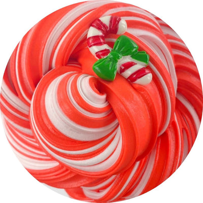 Candy Cane Twist memoryDOUGH Slime - Shop Slime - Dope Slimes