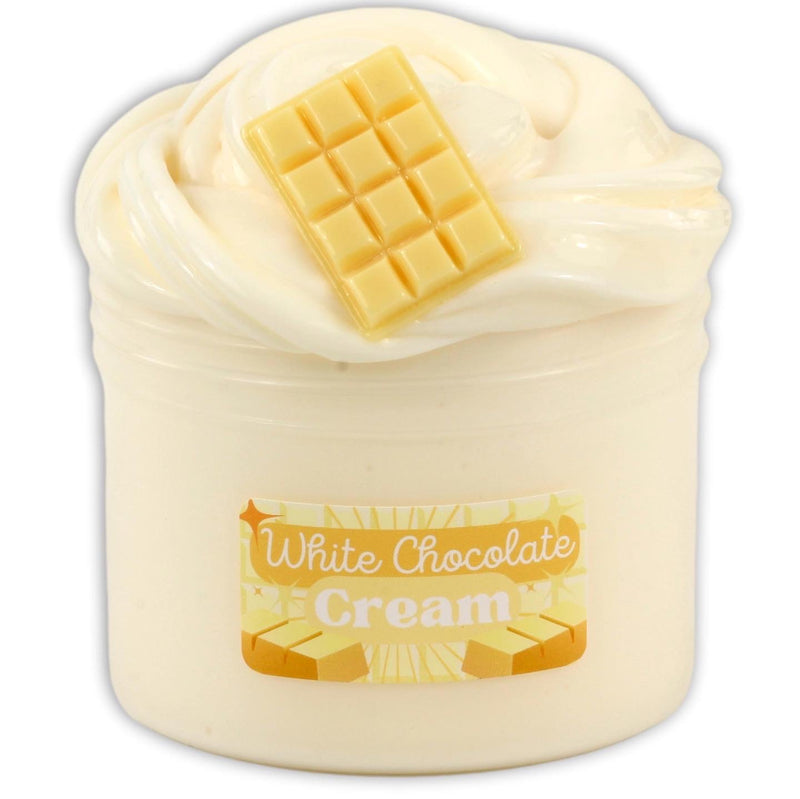 White Chocolate Cream Thick & Glossy Slime - Shop Slime - Dope Slimes