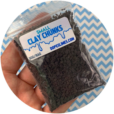 Black Chunk Sprinkles - Fimo Slices - Dope Slimes LLC - Dope Slimes LLC