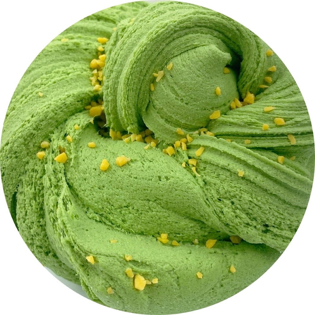 Pistachio Ice-Cream Unique Textured Slime - Shop Slime - Dope Slimes