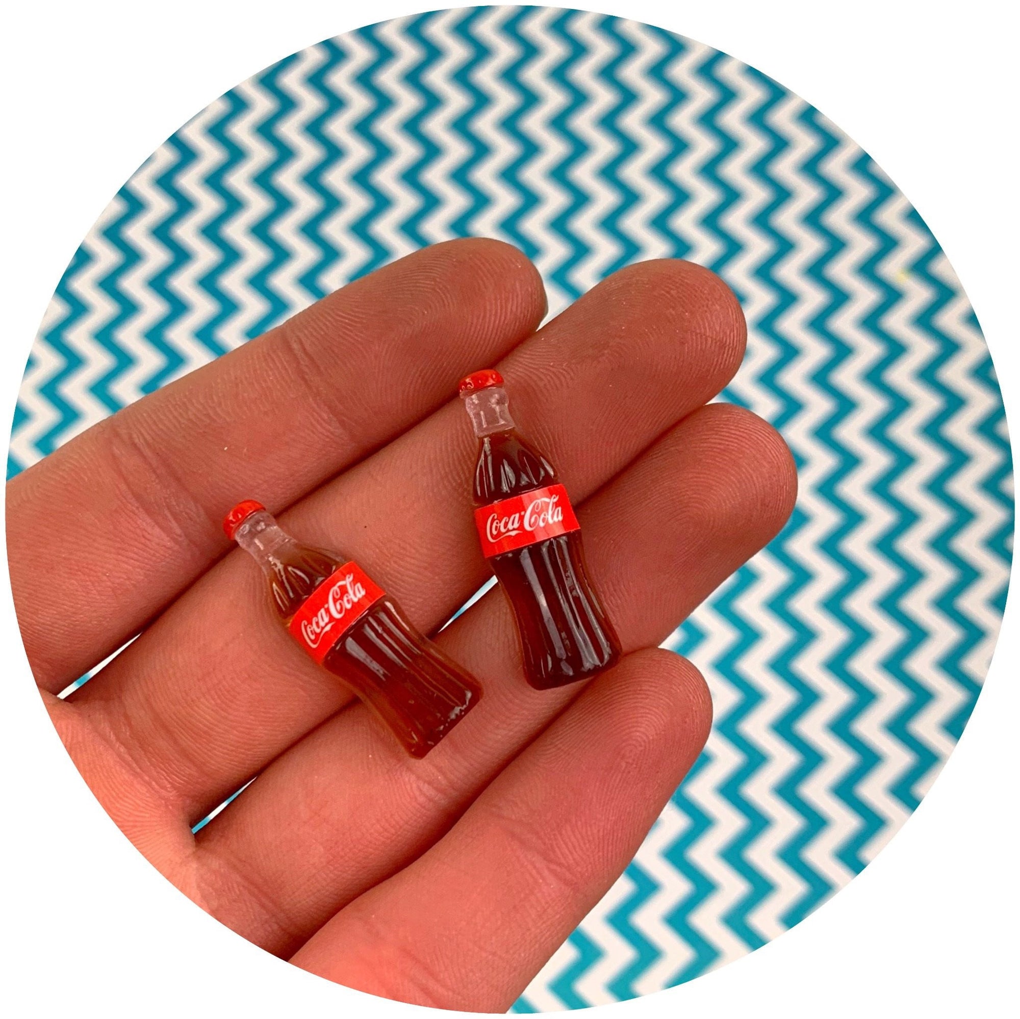 Coca-Cola Bottle Charm - Fimo Slices - Dope Slimes LLC - Dope Slimes LLC