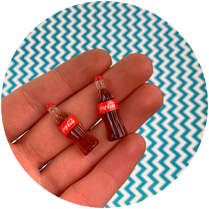 Coca-Cola Bottle Charm - Fimo Slices - Dope Slimes LLC - Dope Slimes LLC
