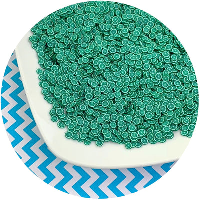 Lime Fimo Slices - Fimo Slices - Dope Slimes LLC - Dope Slimes LLC