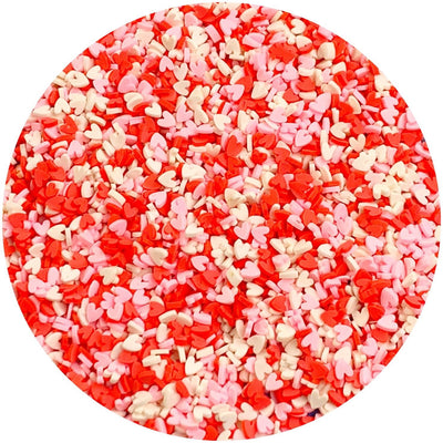 Heart Sprinkles - Fimo Slices - Dope Slimes LLC - Dope Slimes LLC