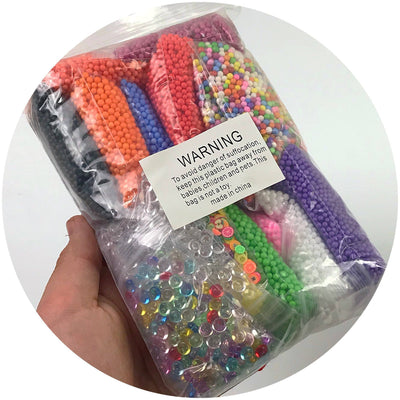 JUMBO Multipack Foam Bead Slime DIY Kit