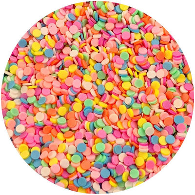 Circle Sprinkles - Fimo Slices - Dope Slimes LLC - Dope Slimes LLC