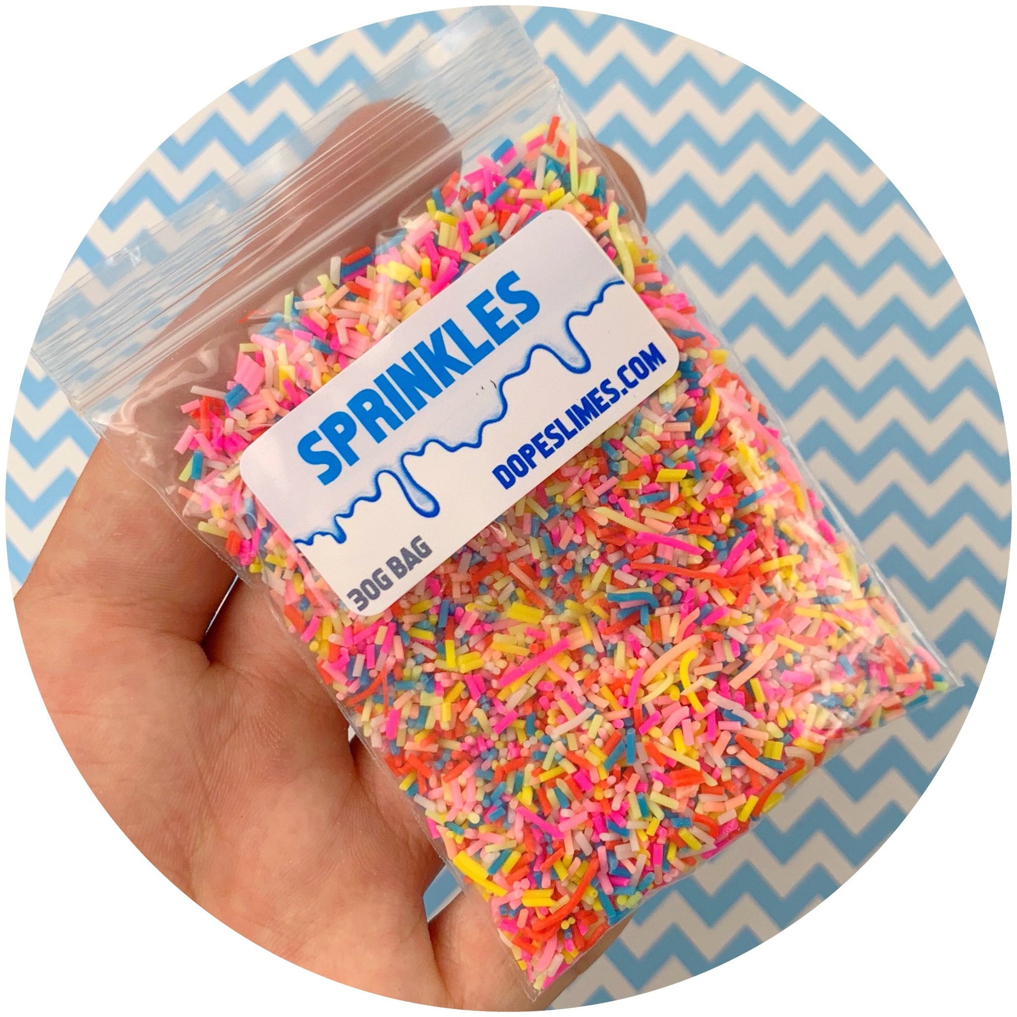 Birthday Sprinkles - Fimo Slices - Dope Slimes LLC - Dope Slimes LLC