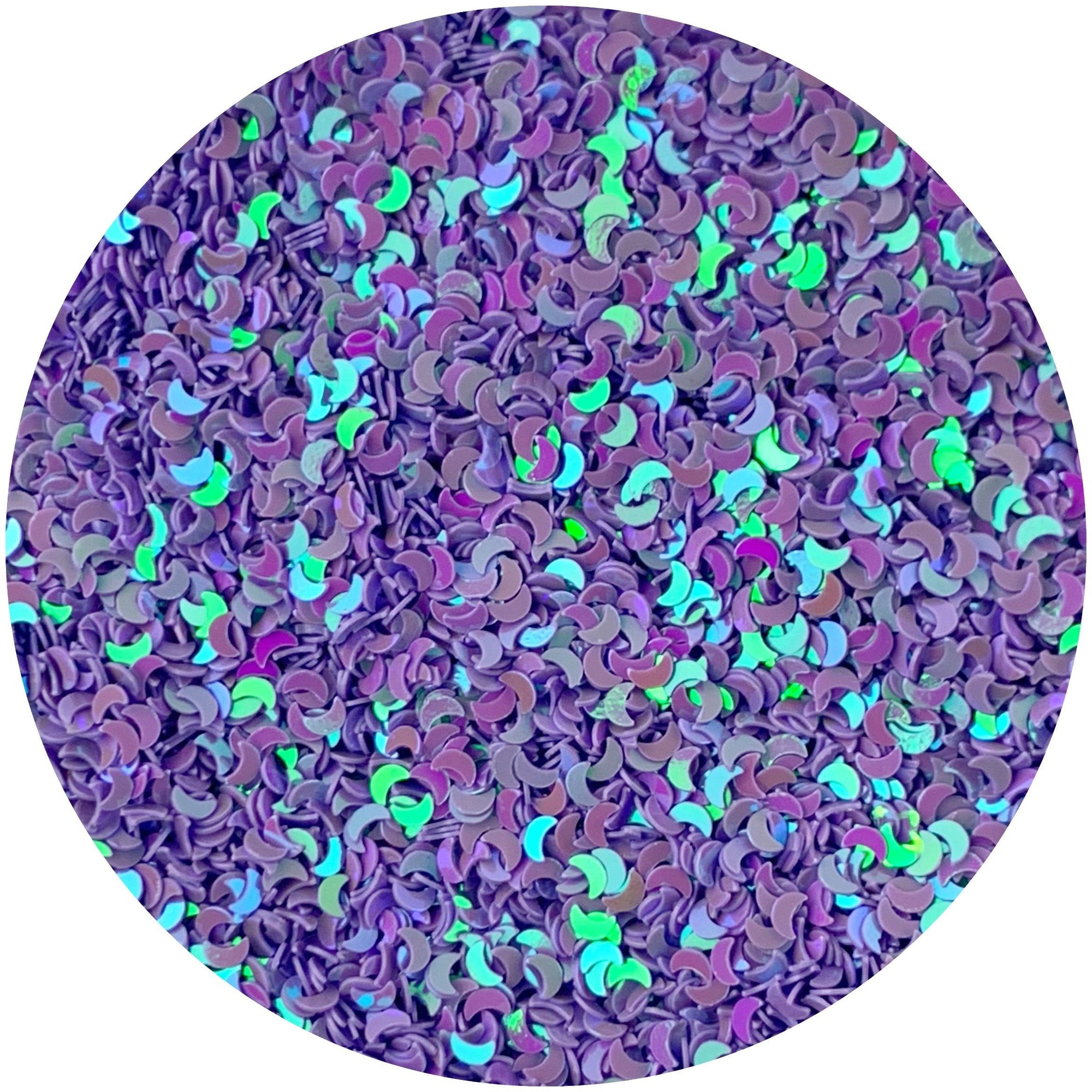 Holographic Moons - Fimo Slices - Dope Slimes LLC - Dope Slimes LLC
