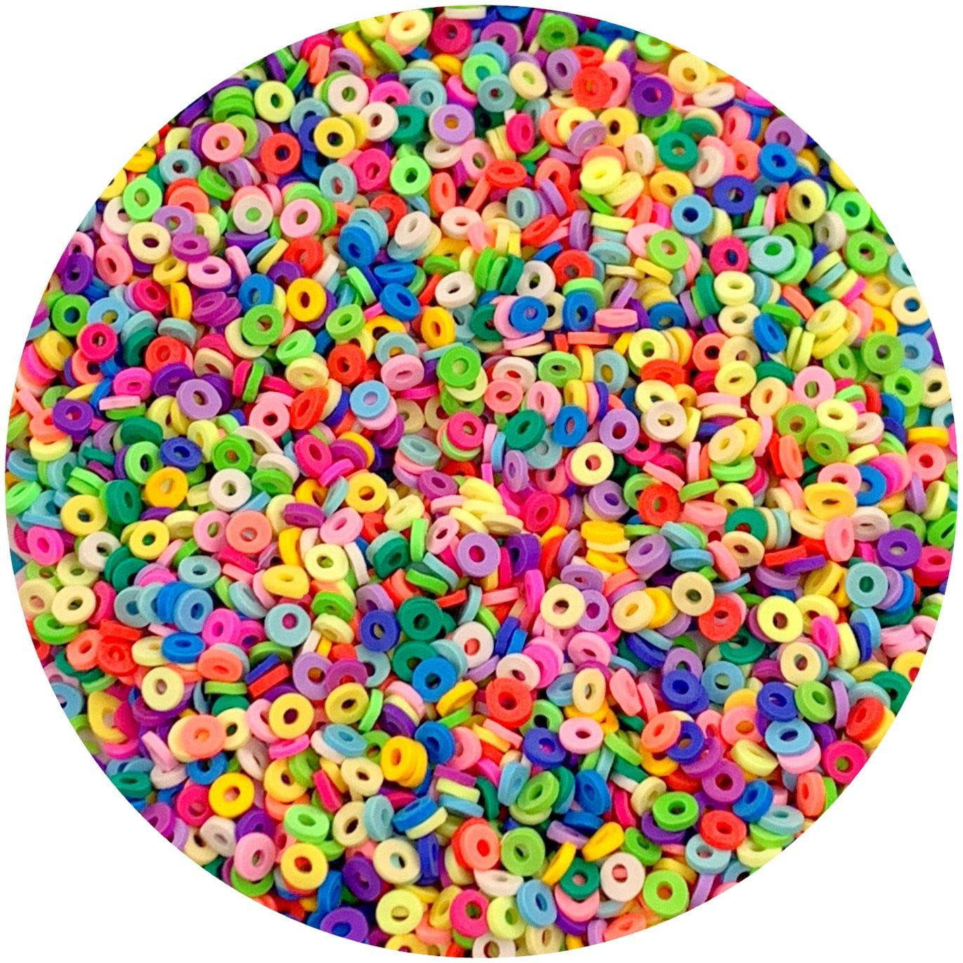 Fruit Loop Sprinkles - Fimo Slices - Dope Slimes LLC - Dope Slimes LLC