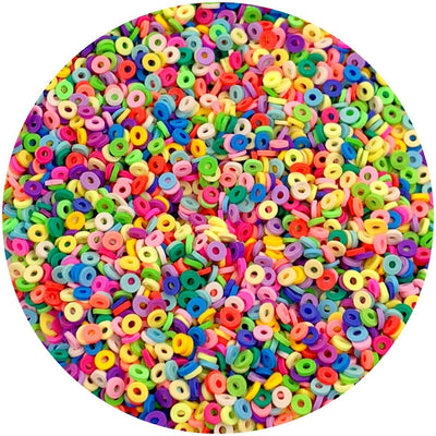 Fruit Loop Sprinkles - Fimo Slices - Dope Slimes LLC - Dope Slimes LLC