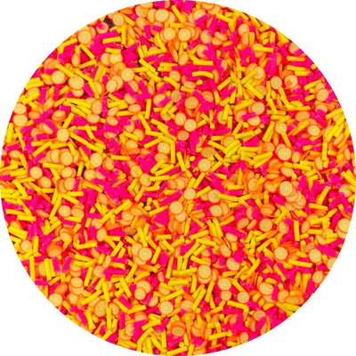 Sunset Lemonade Sprinkle Mix - Fimo Slices - Dope Slimes LLC - Dope Slimes LLC