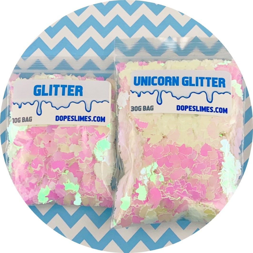 White Holographic Unicorns - Shop Slime Supplies - Dope Slimes