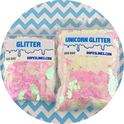 White Holographic Unicorns - Shop Slime Supplies - Dope Slimes