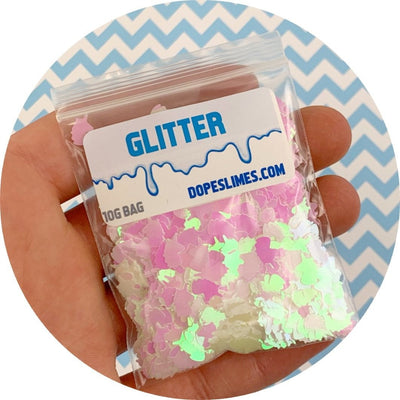 White Holographic Unicorns - Shop Slime Supplies - Dope Slimes