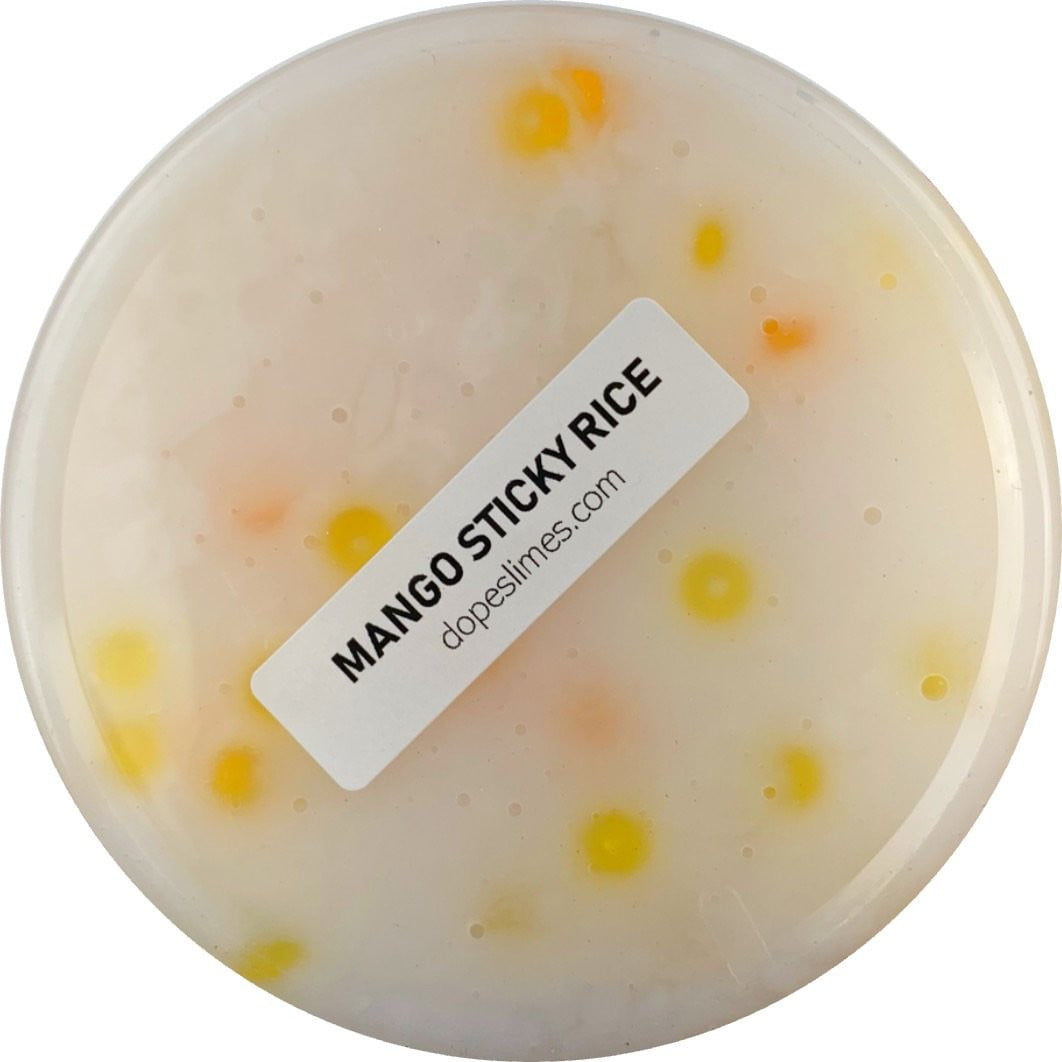 Mango Sticky Rice Slushee Slime - Shop Slime - Dope Slimes