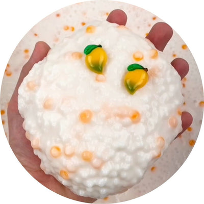 Mango Sticky Rice Slushee Slime - Shop Slime - Dope Slimes