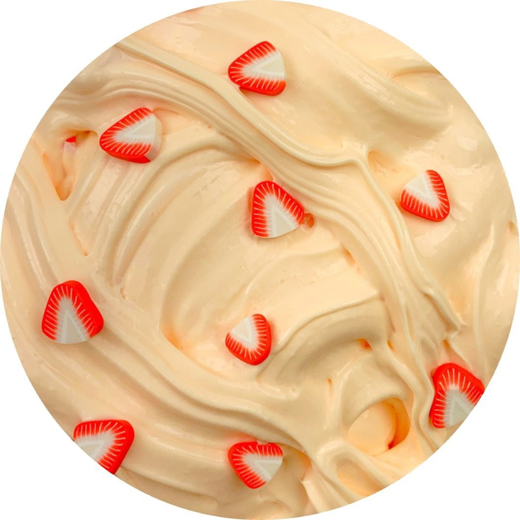 Strawberry Peach Yogurt Slime Scented - Shop Slime - Dope Slimes