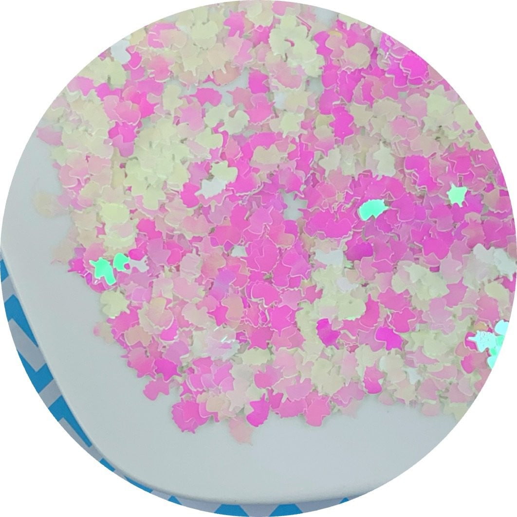 White Holographic Unicorns - Shop Slime Supplies - Dope Slimes