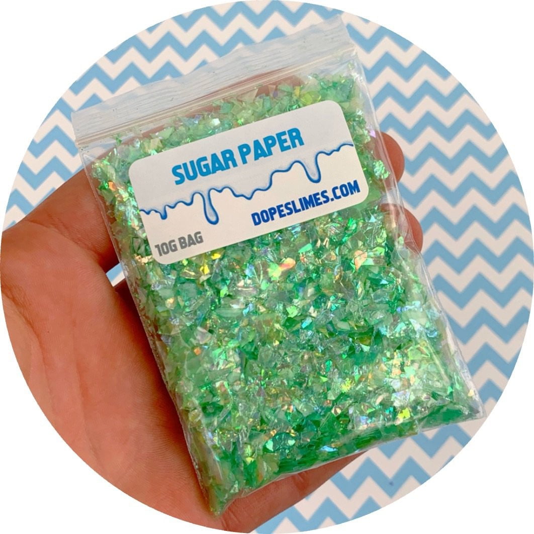 Sugar Paper Confetti Glitter - Shop Slime Supplies - Dope Slimes