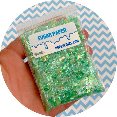 Sugar Paper Confetti Glitter - Shop Slime Supplies - Dope Slimes