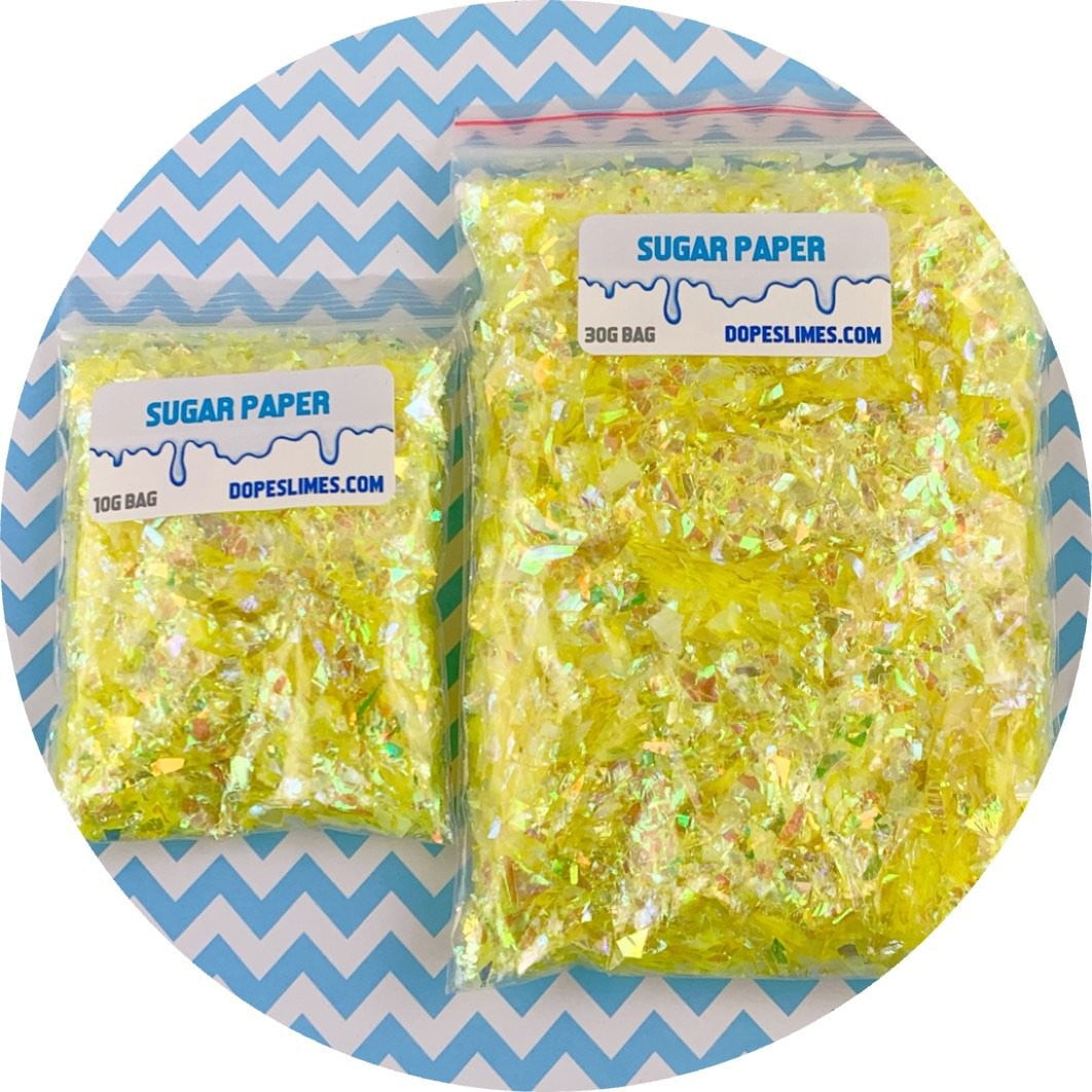 Sugar Paper Confetti Glitter - Shop Slime Supplies - Dope Slimes