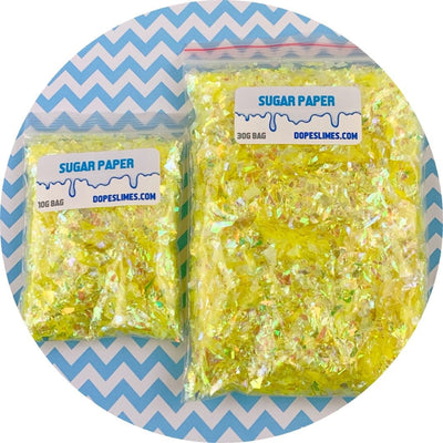 Sugar Paper Confetti Glitter - Shop Slime Supplies - Dope Slimes