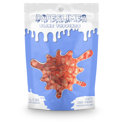 Strawberry Fimo Slices V2 - Shop Slime Toppings - Dope Slimes