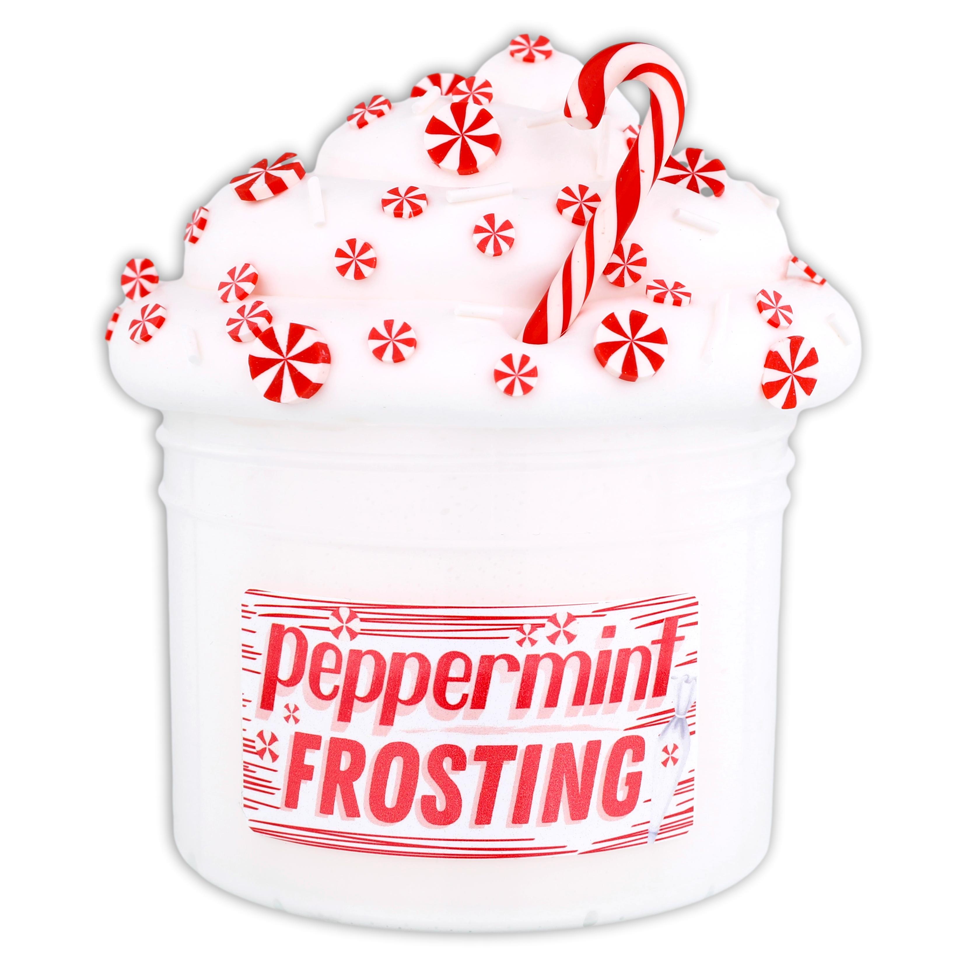 Peppermint Frosting Butter Slime - Shop Christmas Slimes - Dope Slime