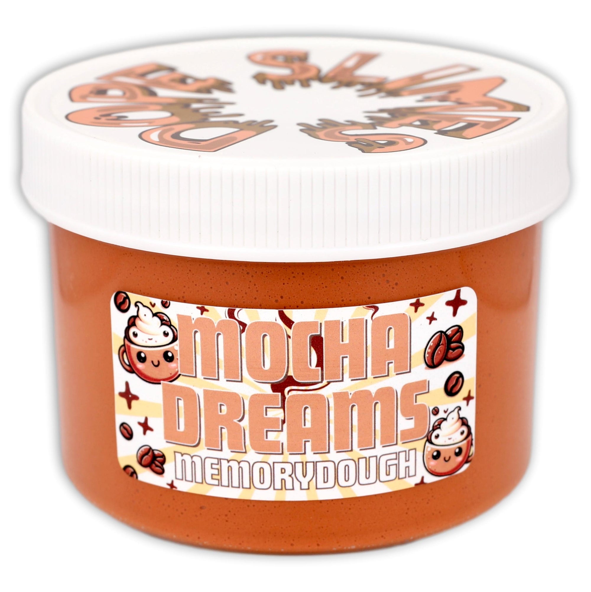 Mocha Dreams memoryDOUGH Textured Slime - Shop Slime - Dope Slimes