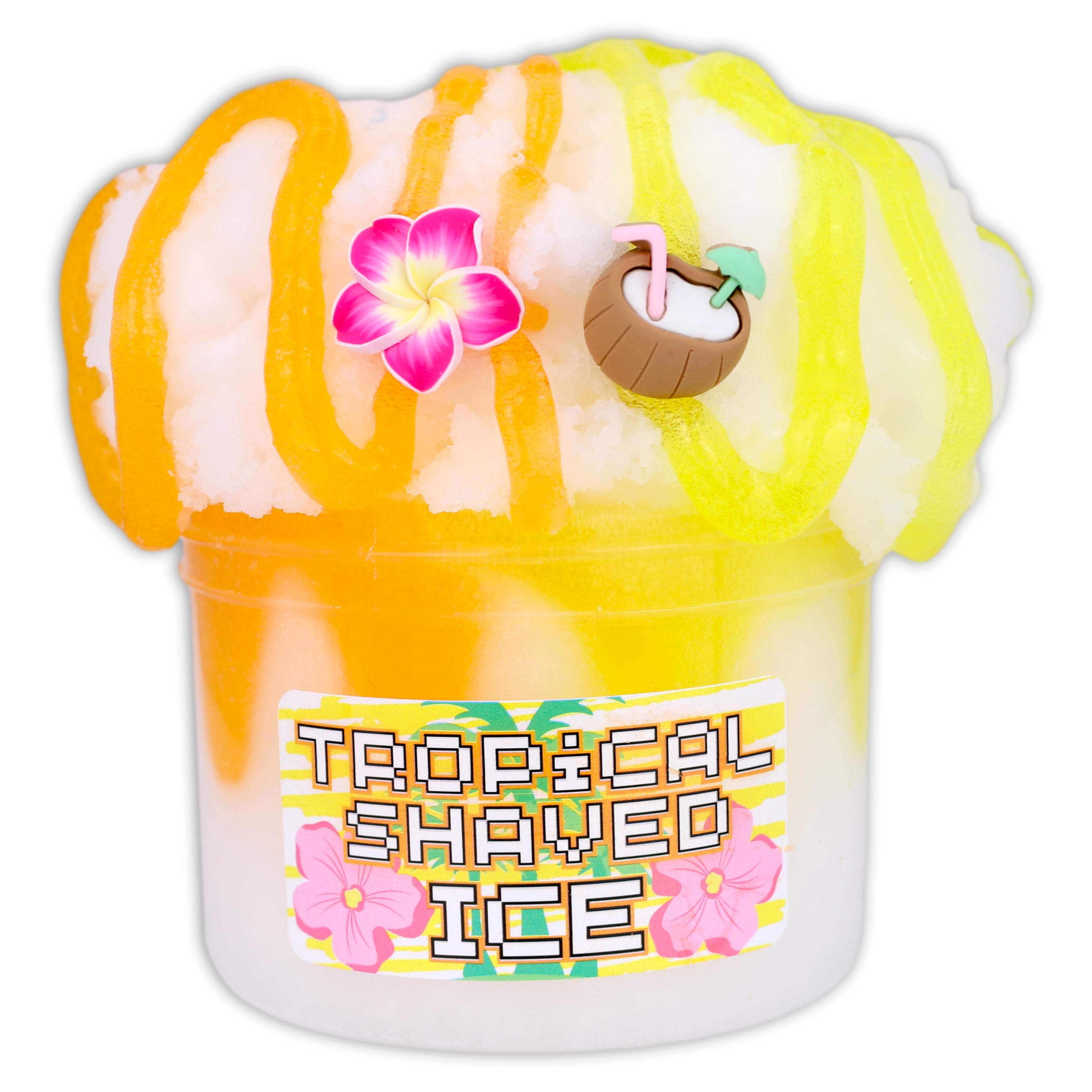 Icee Texture Tropical Shaved Ice Icee Textured Slime - Shop Slime - Dope Slimes