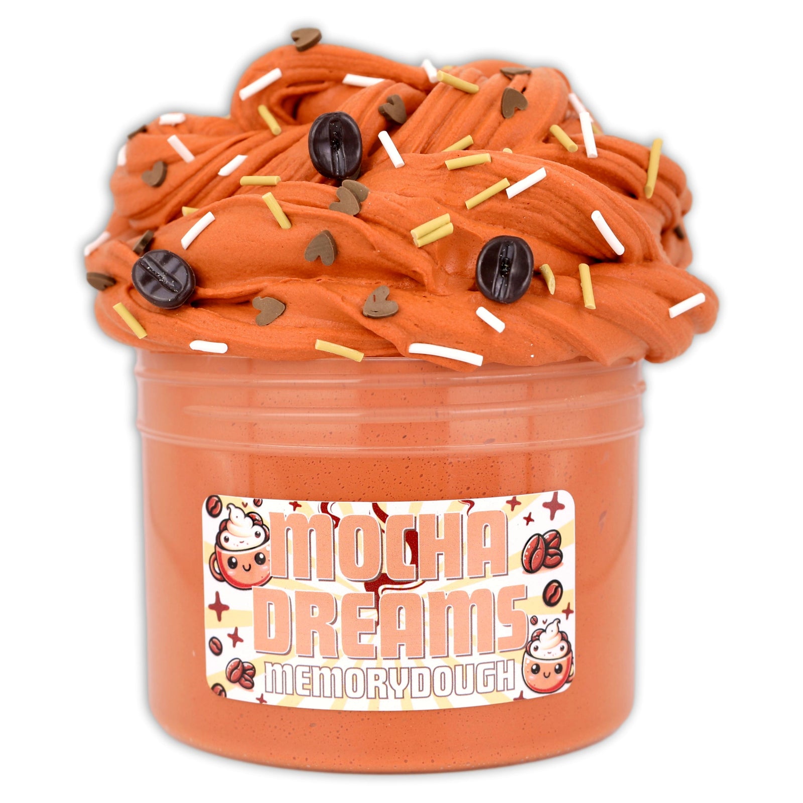 Mocha Dreams memoryDOUGH Textured Slime - Shop Slime - Dope Slimes