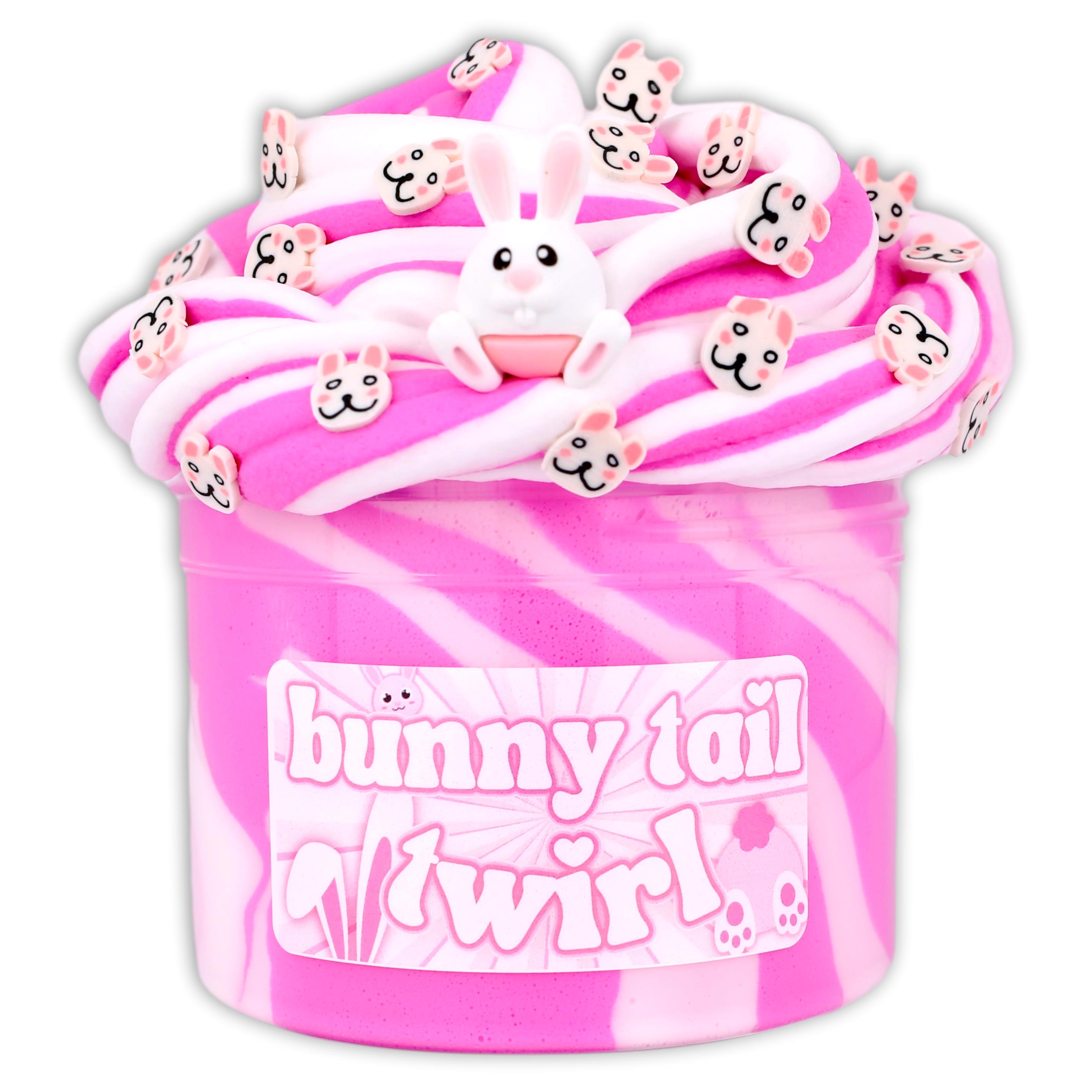 Bunny Tail Twirl Butter Slime - Shop Easter Slime - Dope Slimes