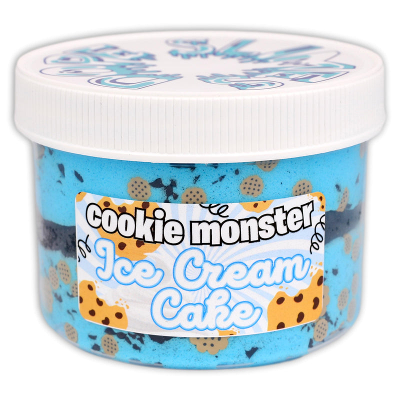 Cookie Monster Ice-Cream Cake Slime - Shop Slime - Dope Slimes