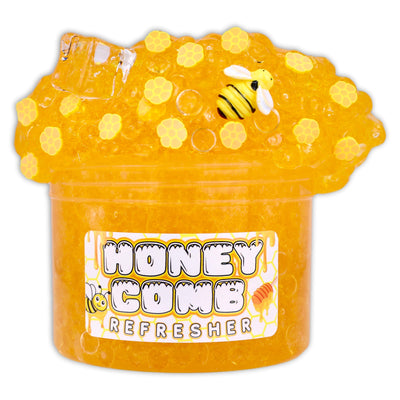 Honey Comb Refresher Clear Beaded Slime - Shop Slime - Dope Slimes